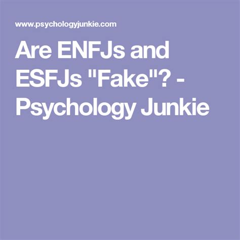 are enfjs fake